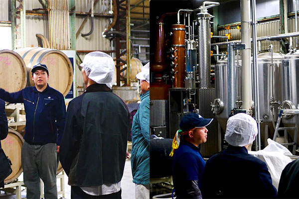 セトウチディスティラリー 蒸留所見学