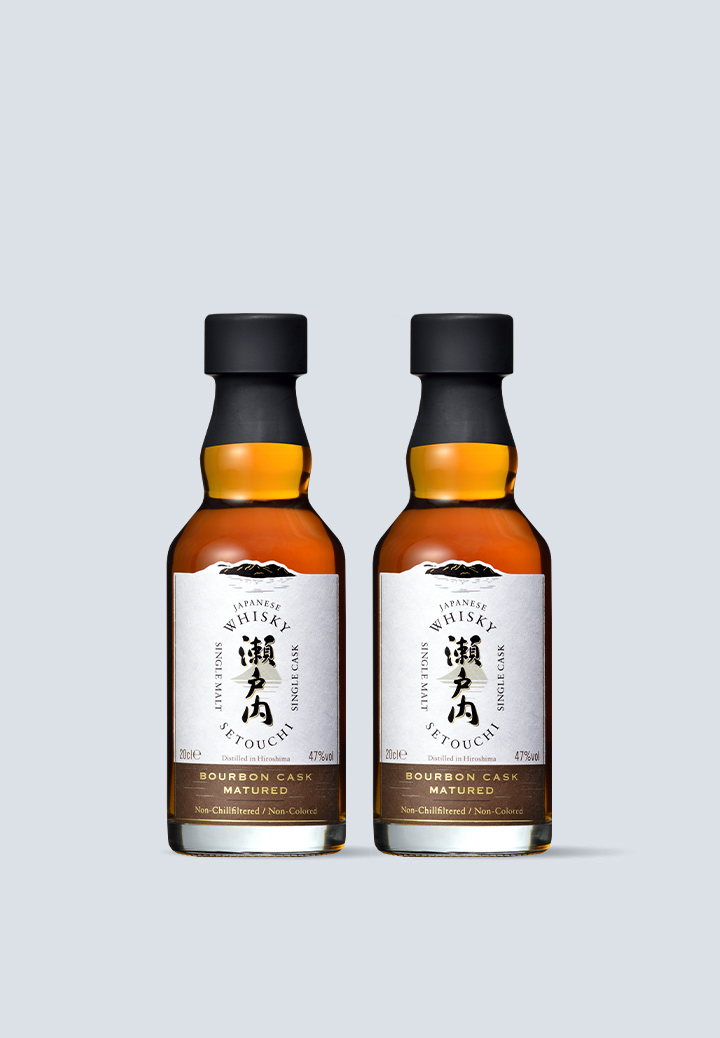 シングルモルトジャパニーズウイスキー瀬戸内 バーボンカスク 200ml ×2本セット
